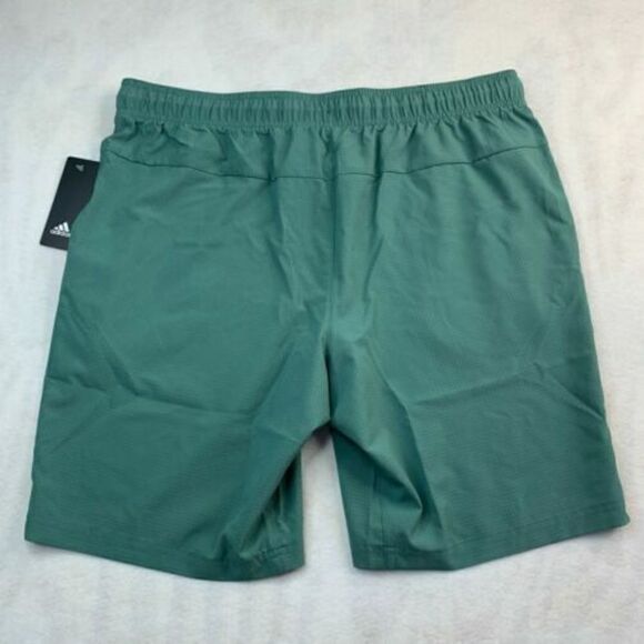 adidas ADVR0834 Men's Sz XL Tech Emerald Woven Hybrid Shorts - Picture 2 of 3